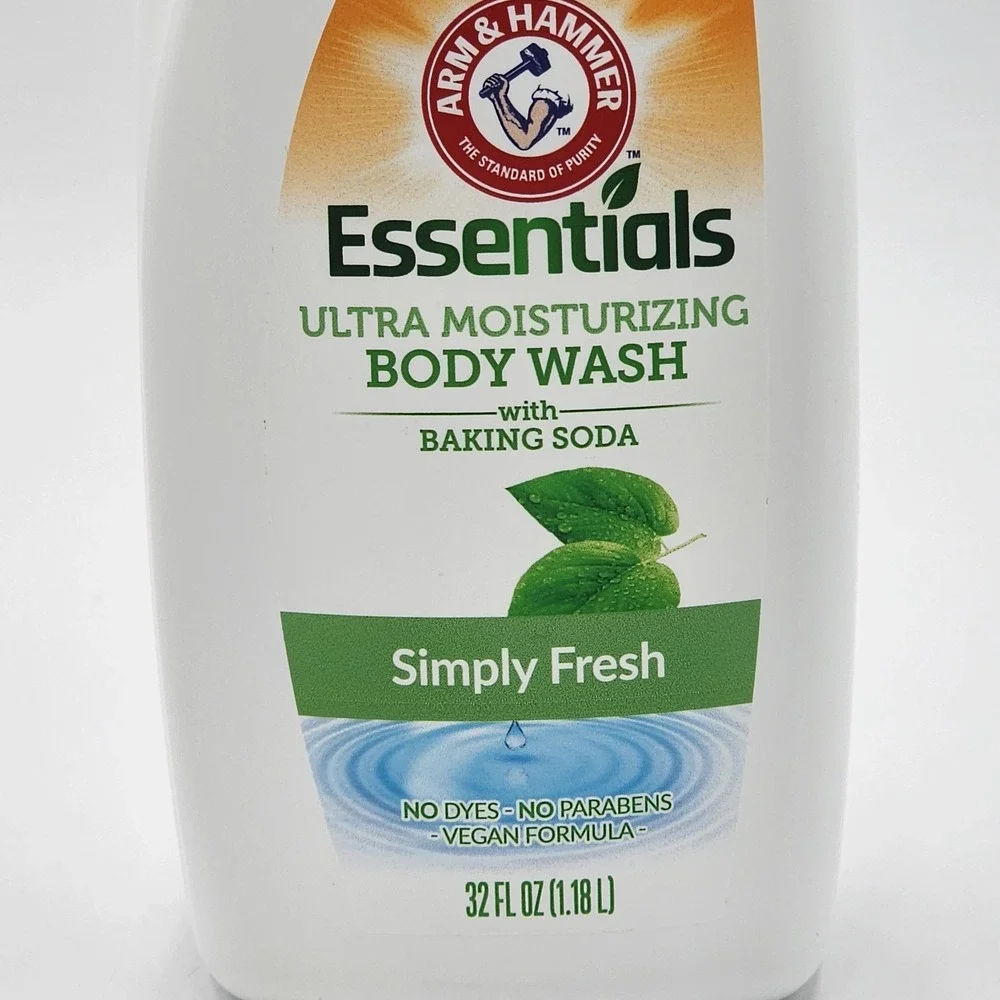 Arm & Hammer Essentials Ultra Moisturizing Body Wash Simply Fresh Scent 32 Fl Oz